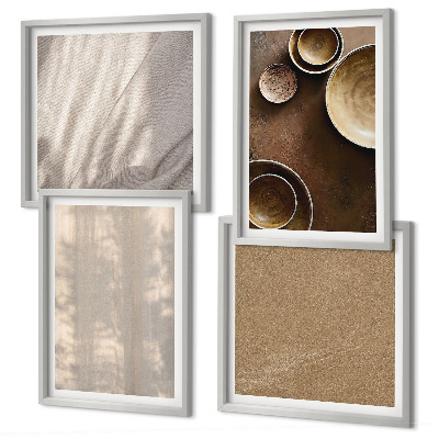 Wanddeko-set Strukturen, Texturen, Minimalismus