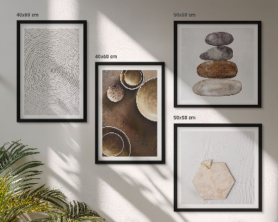 Polyptychon mit rahmen Texturen in der modernen Kunst