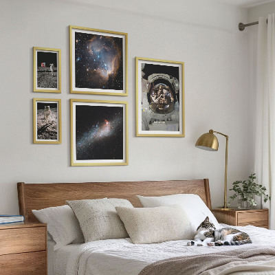 Bildergalerie-set für die wand Astronauten landen auf dem Mond