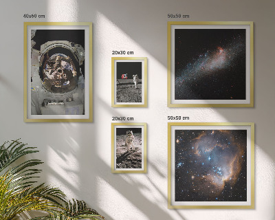 Bildergalerie-set für die wand Astronauten landen auf dem Mond