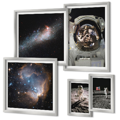 Bildergalerie-set für die wand Astronauten landen auf dem Mond