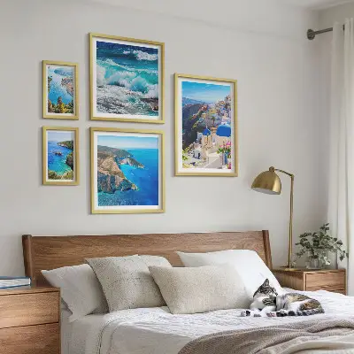 Landschaft der Ägäis Bilderset für das Sofa