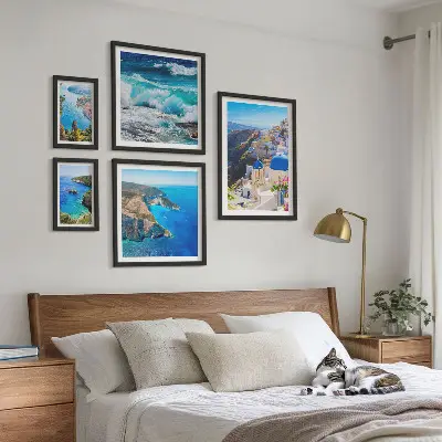 Landschaft der Ägäis Bilderset für das Sofa