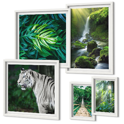 Bildergalerie-set für die wand Tropische Naturlandschaften