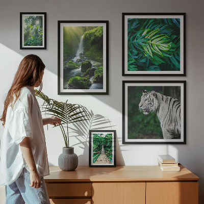 Bildergalerie-set für die wand Tropische Naturlandschaften