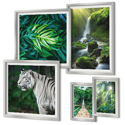 Bildergalerie-set für die wand Tropische Naturlandschaften