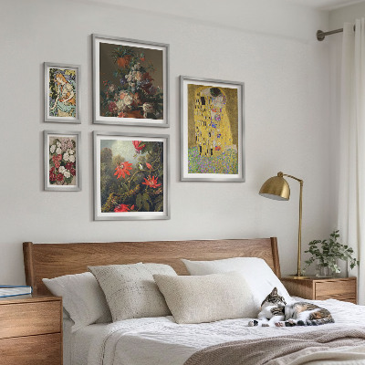 Bildergalerie-set für die wand Blumenkunstkompositionen