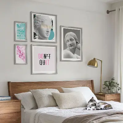 Bilderset fürs Sofa stilvolle und klassisch-moderne Wanddekoration