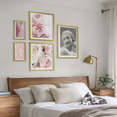 Bildergalerie-set für die wand Klassische Blumenskulpturen
