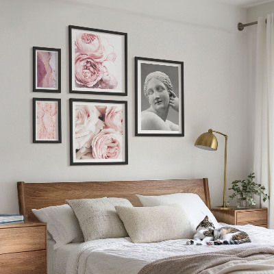 Bildergalerie-set für die wand Klassische Blumenskulpturen