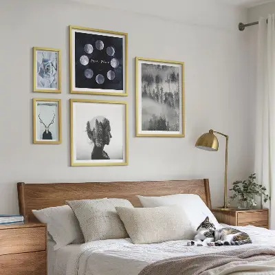 Bildergalerie-Set für die Wand mit Naturwald-Raummotiven