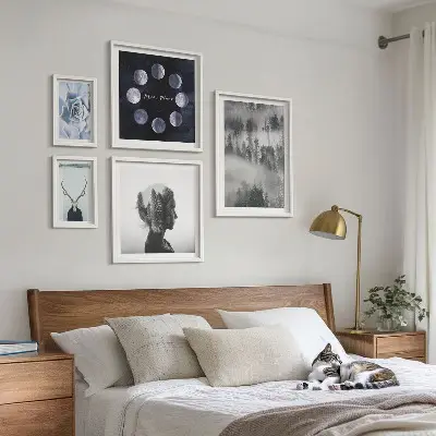 Bildergalerie-Set für die Wand mit Naturwald-Raummotiven