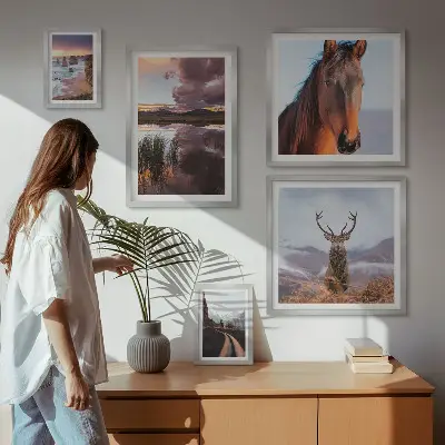 Bildergalerie-Set für die Wand mit dem Motiv Die natürliche Schönheit der Landschaften