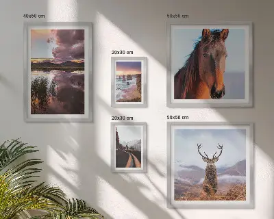 Bildergalerie-Set für die Wand mit dem Motiv Die natürliche Schönheit der Landschaften