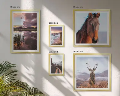 Bildergalerie-Set für die Wand mit dem Motiv Die natürliche Schönheit der Landschaften