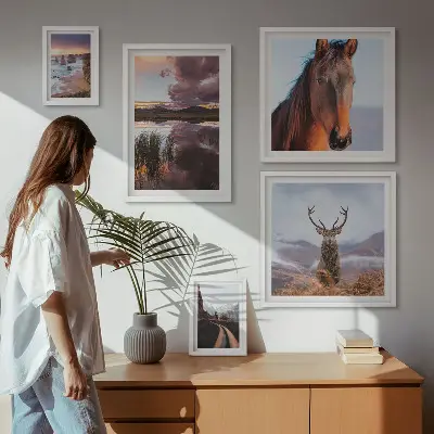 Bildergalerie-Set für die Wand mit dem Motiv Die natürliche Schönheit der Landschaften