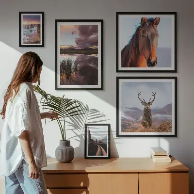 Bildergalerie-Set für die Wand mit dem Motiv Die natürliche Schönheit der Landschaften