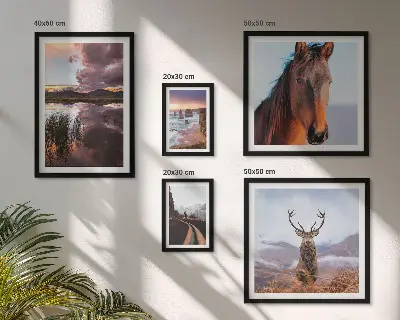 Bildergalerie-Set für die Wand mit dem Motiv Die natürliche Schönheit der Landschaften
