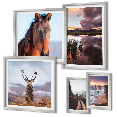 Bildergalerie-set für die wand Die natürliche Schönheit der Landschaften