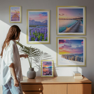 Bildergalerie-set für die wand Landschaften, Natur, Berge, Ausblicke