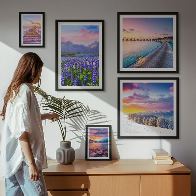 Bildergalerie-set für die wand Landschaften, Natur, Berge, Ausblicke