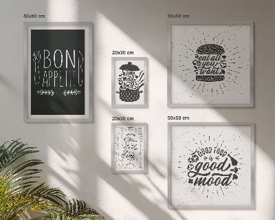 Modernes wandbilder-set Kücheninspirationen zum Kochen
