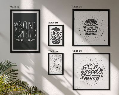 Modernes wandbilder-set Kücheninspirationen zum Kochen