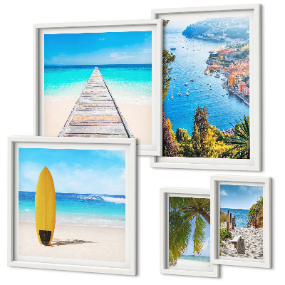Bildergalerie-set für die wand Küstenlandschaften und Strände
