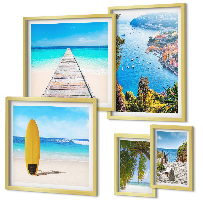 Bildergalerie-set für die wand Küstenlandschaften und Strände
