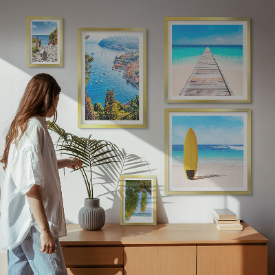 Bildergalerie-set für die wand Küstenlandschaften und Strände