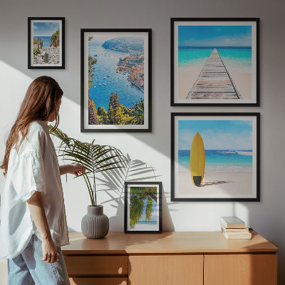 Bildergalerie-set für die wand Küstenlandschaften und Strände