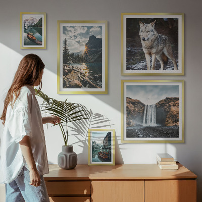 Bildergalerie-set für die wand Naturlandschaften und Tierwelt