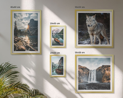 Bildergalerie-set für die wand Naturlandschaften und Tierwelt