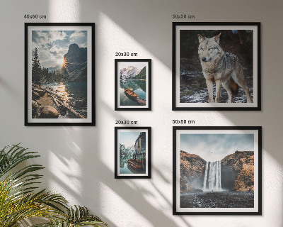 Bildergalerie-set für die wand Naturlandschaften und Tierwelt