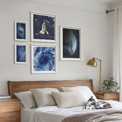 Modernes wandbilder-set Die kosmischen Landschaften der Erde