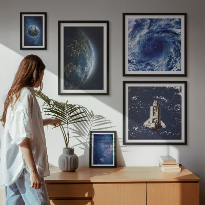 Modernes wandbilder-set Die kosmischen Landschaften der Erde