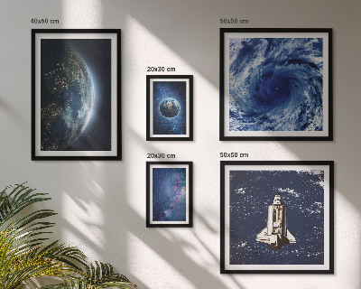 Modernes wandbilder-set Die kosmischen Landschaften der Erde