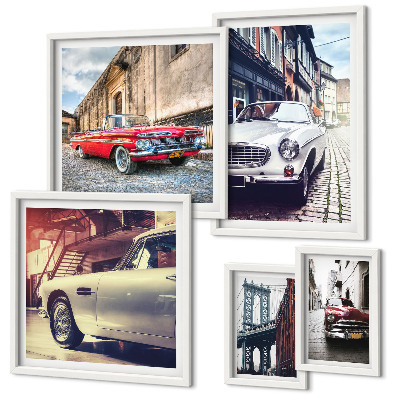 Bildergalerie-set für die wand Stilvolle Klassiker in der Stadt
