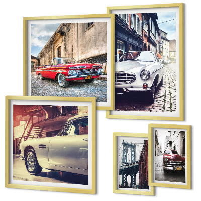 Bildergalerie-set für die wand Stilvolle Klassiker in der Stadt
