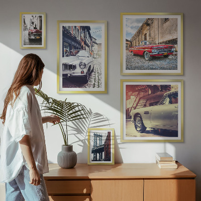 Bildergalerie-set für die wand Stilvolle Klassiker in der Stadt
