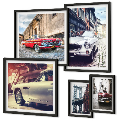 Bildergalerie-set für die wand Stilvolle Klassiker in der Stadt