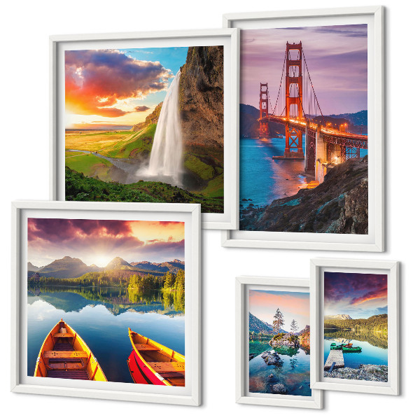 Bildergalerie-set für die wand Landschaften Naturbrücken USA