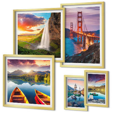 Bildergalerie-set für die wand Landschaften Naturbrücken USA