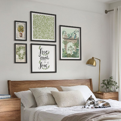Bildergalerie-set für die wand Pflanzenmotive, Boho-Akzente