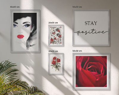 Bildergalerie-set für die wand Vintage-Frauenporträts mit Blumen