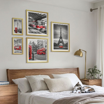 Bildergalerie-set für die wand Stilvolle Ansichten von London und Paris