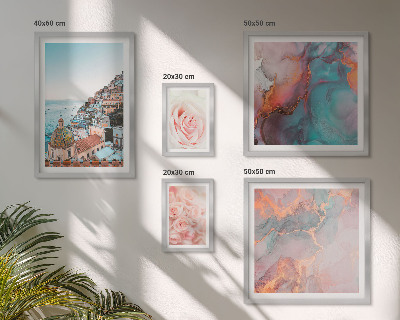 Bildergalerie-set für die wand Romantische rosa Landschaften