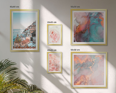 Bildergalerie-set für die wand Romantische rosa Landschaften
