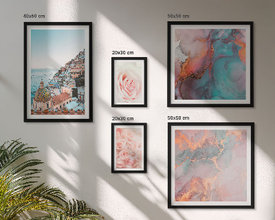Bildergalerie-set für die wand Romantische rosa Landschaften