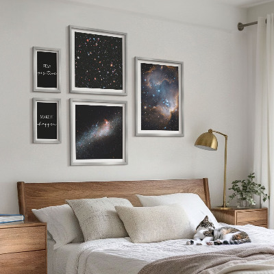 Bilderset fürs sofa Kosmische Inspirationen Motivation